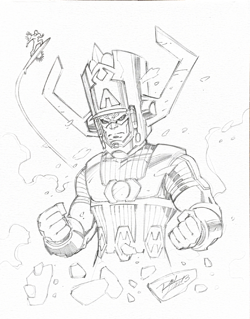 Galactus - Ron Lim, in D D's Marvel Characters Comic Art Gallery Room