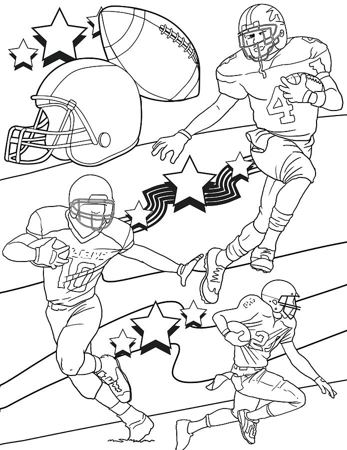 Nfl Player Coloring Pages ...