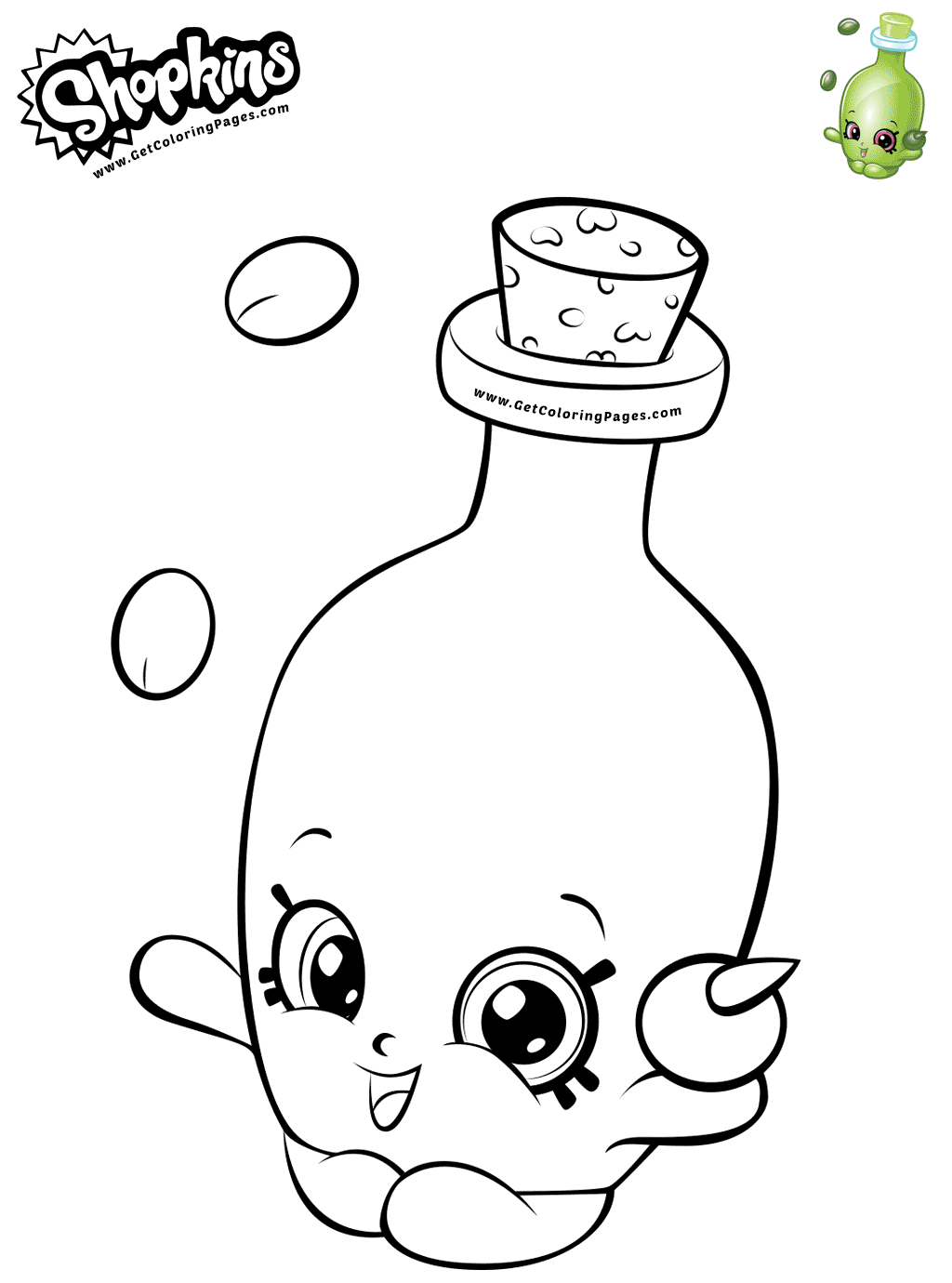 Easy Coloring Olive Oil - Get Coloring Pages