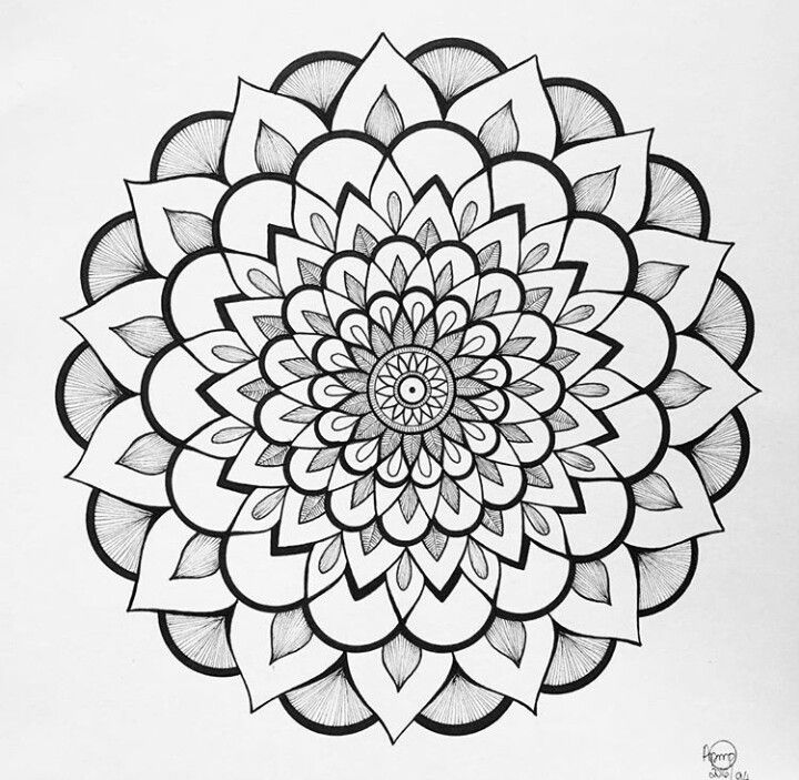 Instagram: amandalas.pmp | Adult coloring mandalas, Mandala ...