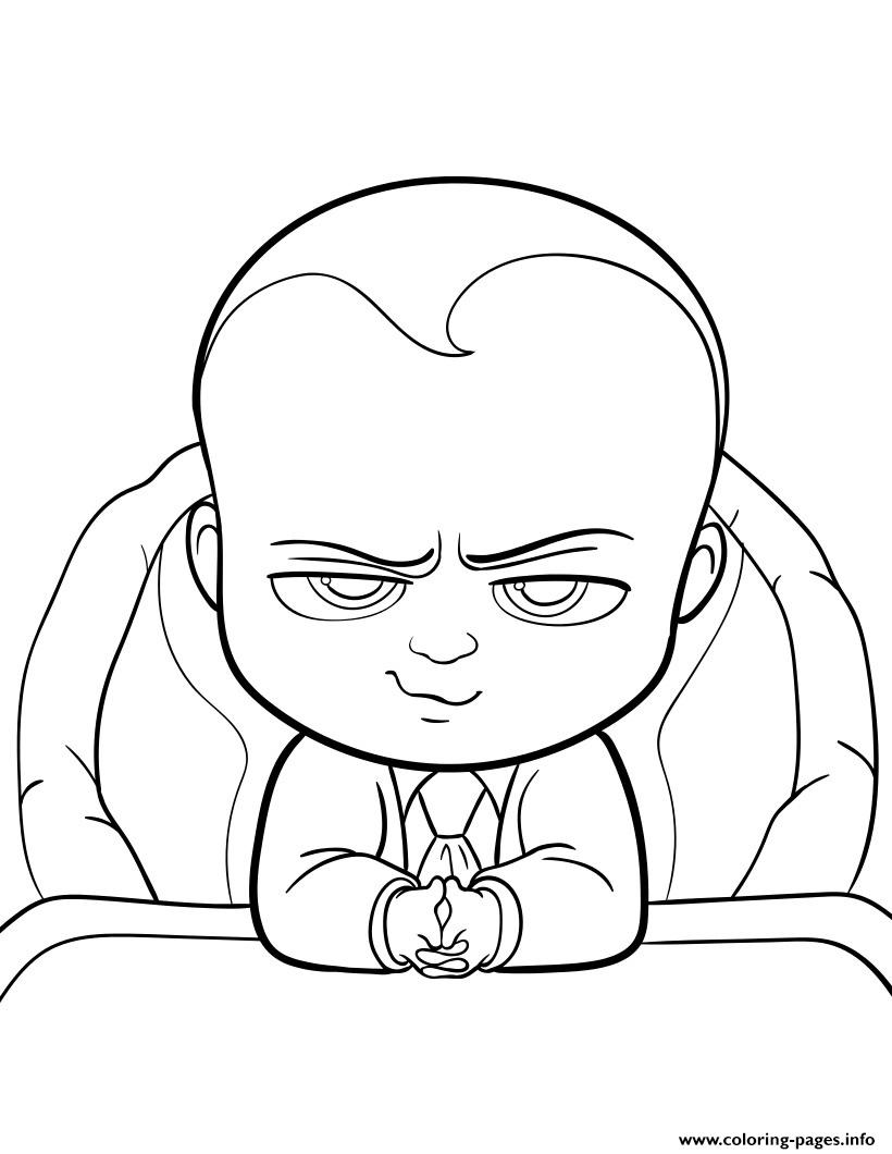 Boss Baby Movie Fun Coloring Pages Printable