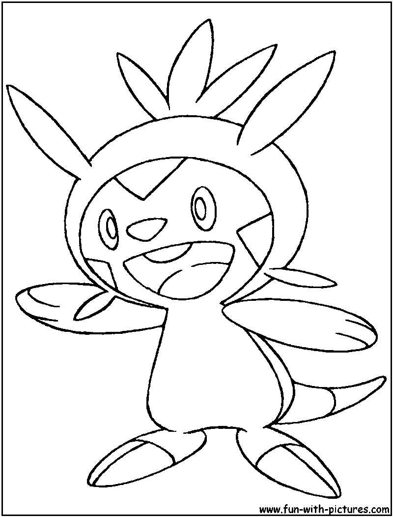 Chespin Coloring Page