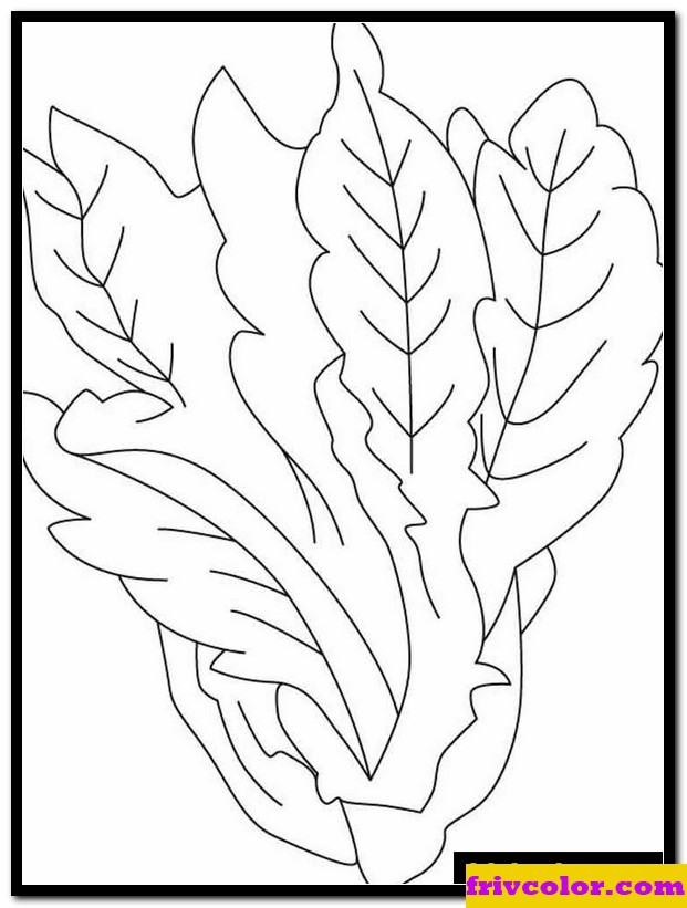 Celery Coloring Pages - Coloring Nation