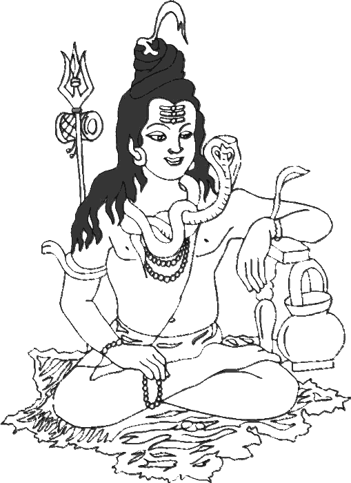 Shiva Cartoon Coloring Pages To Print | Super Duper Coloring