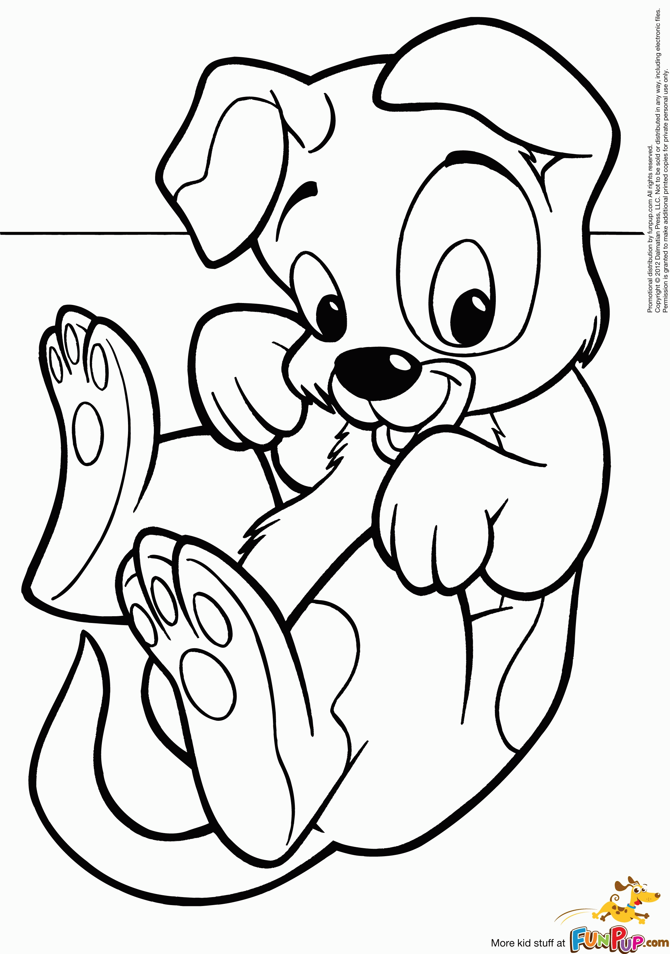 Print Out Coloring Pages Of Puppies - Coloring