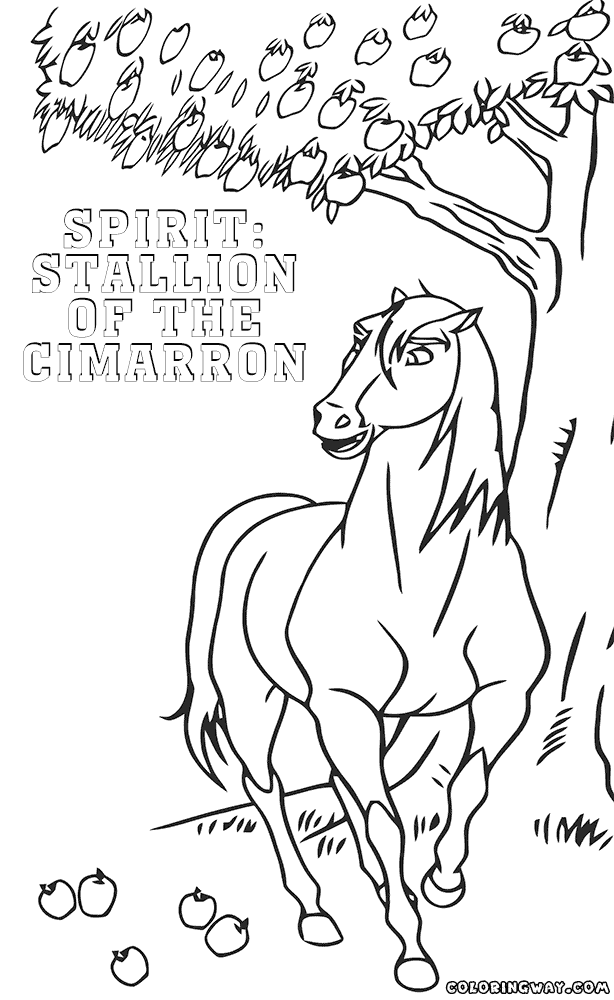 Spirit Cimarron coloring pages | Coloring pages to download and print