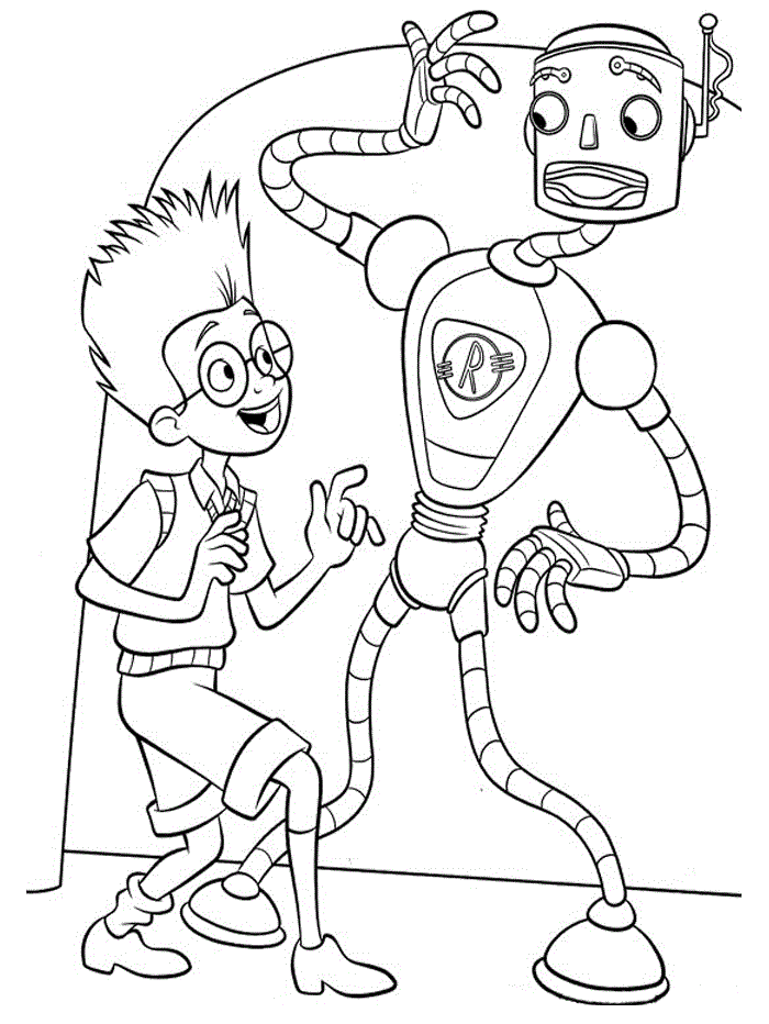 Robot Coloring Pages for Kids - Free Printable Robots Coloring Pages