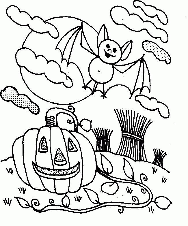 Bat Coloring Pages For Kids | Free coloring pages