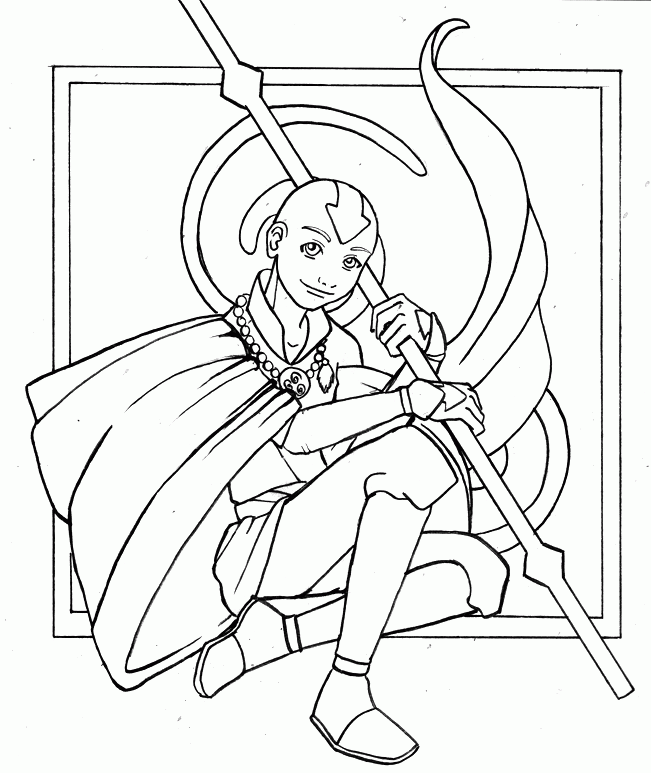 Avatar Coloring Page for kids « Printable Coloring Pages