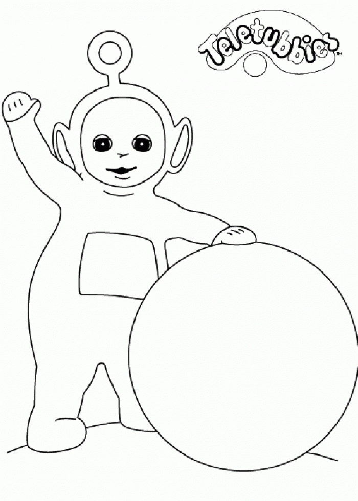 Teletubbies Coloring Pages Printable Free Full Size