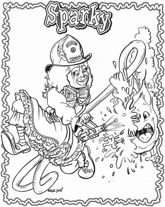 Sparky The Fire Dog Coloring Pages 103 | Free Printable Coloring Pages