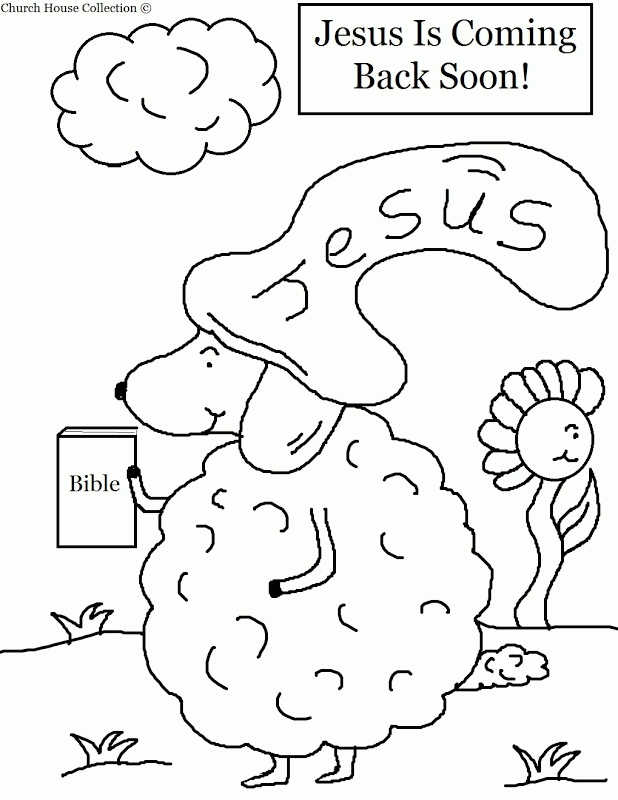 Sunday school coloring pages for kids - Coloring Pages & Pictures 