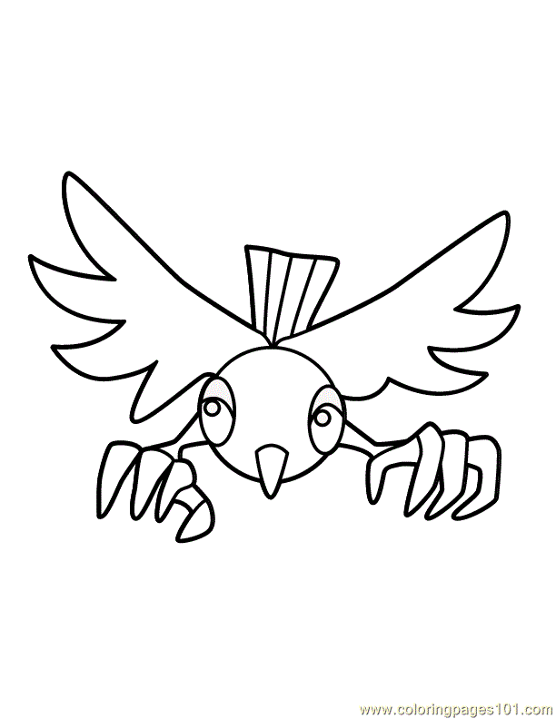 Eagle Flag Coloring Page