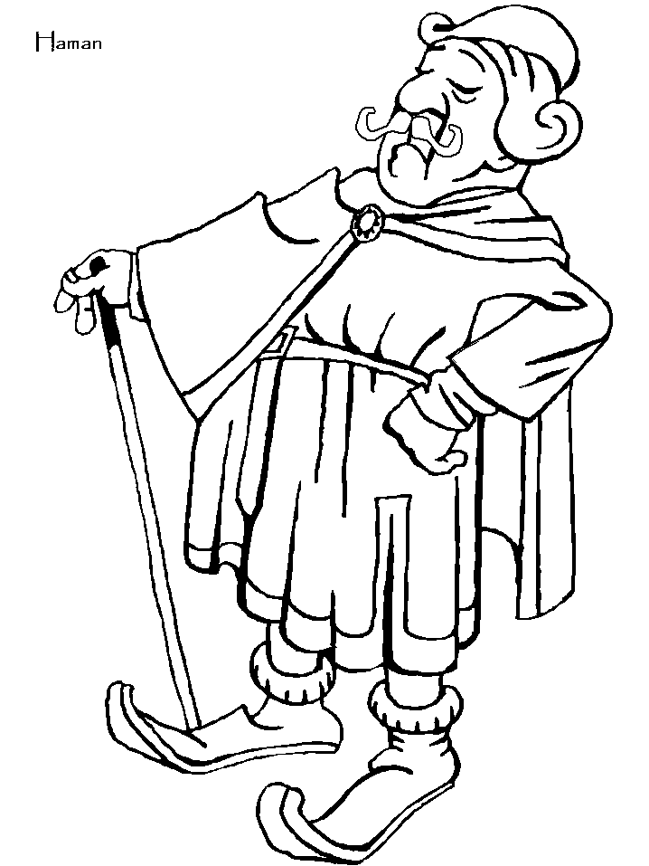 Ester of the bible Colouring Pages
