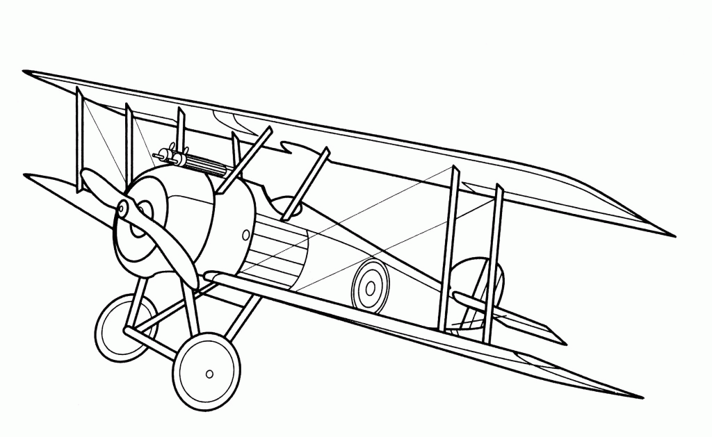 Free games for kids » Planes helicopters rockets coloring pages 4