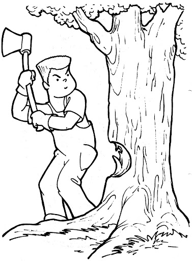 lumberjack - free coloring pages | Coloring Pages