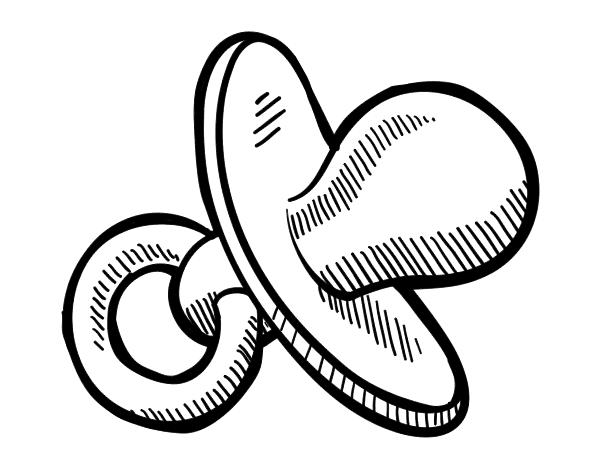 pacifier drawing - Clip Art Library