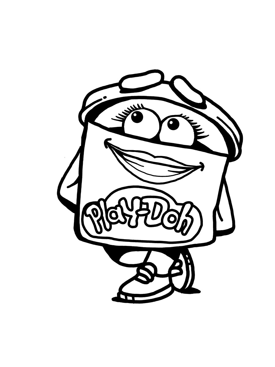 Free Play-Doh coloring pages. Download and print Play-Doh coloring pages