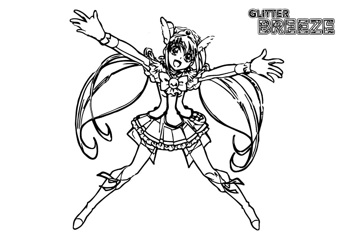 Glitter Force Coloring Pages - Best Coloring Pages For Kids