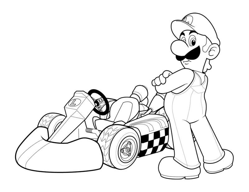 Mario Brother - Coloring Pages for Kids and for Adults