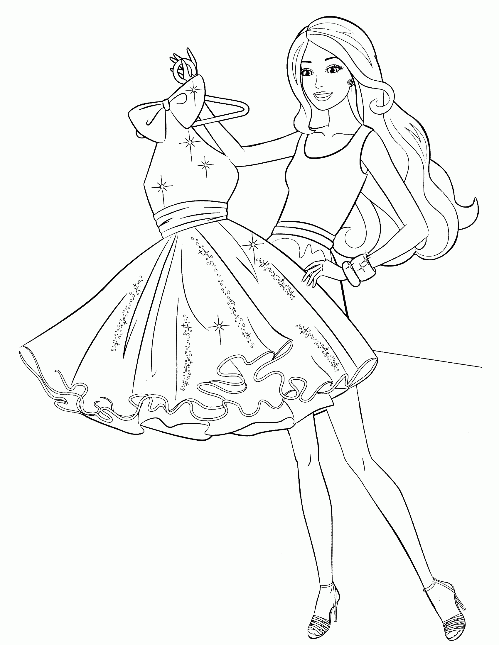 Barbie Coloring Books - Coloring Pages for Kids and for Adults