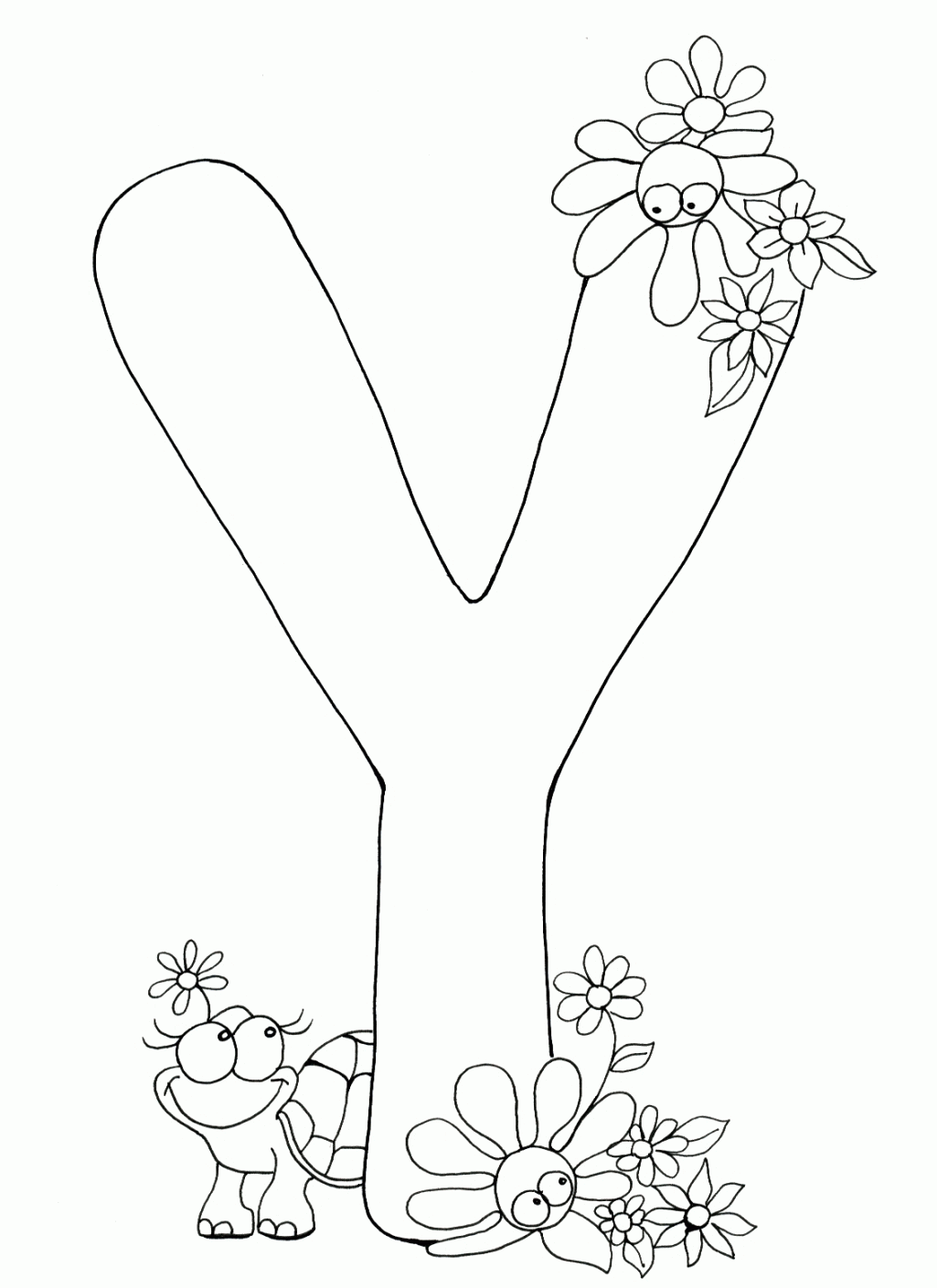 Free Letter Y Coloring Pages Free, Download Free Letter Y Coloring Pages  Free png images, Free ClipArts on Clipart Library