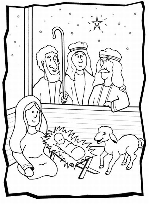 Baby Jesus Coloring Pages | Nativity coloring pages, Jesus ...