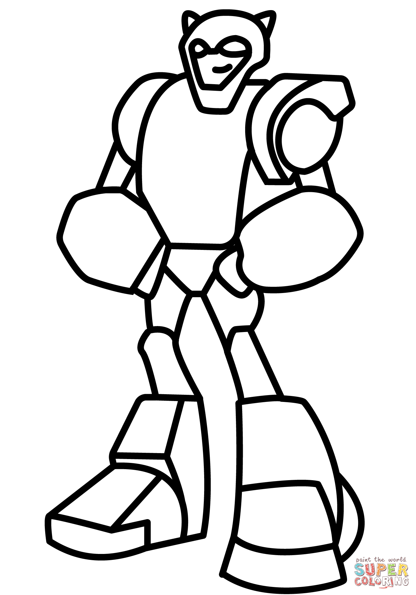 Chibi Bumblebee Transformer Coloring Page Free Printable Coloring Page Coloring Nation