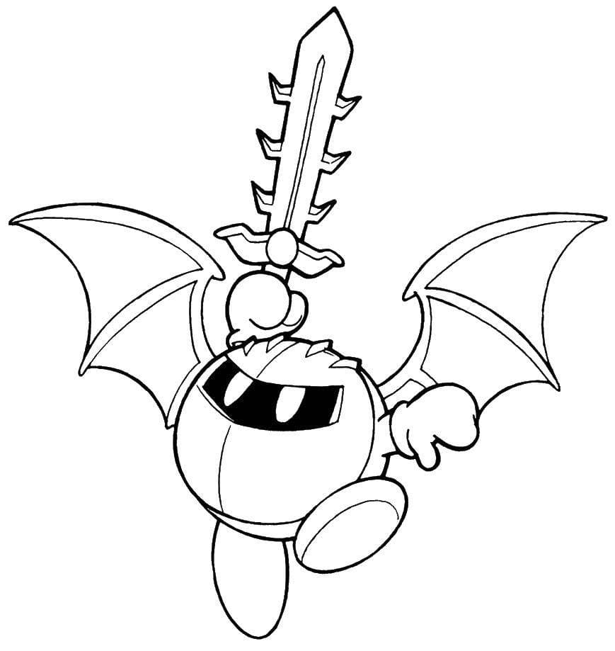 Kirby Coloring Pages