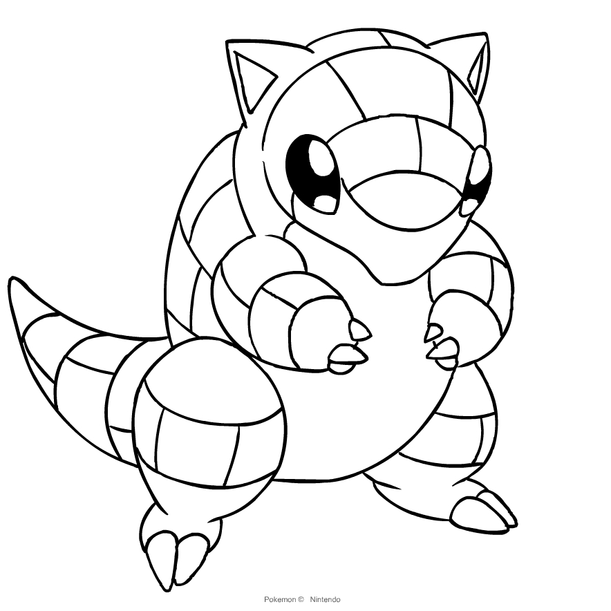 Pokemon first generation coloring ...
