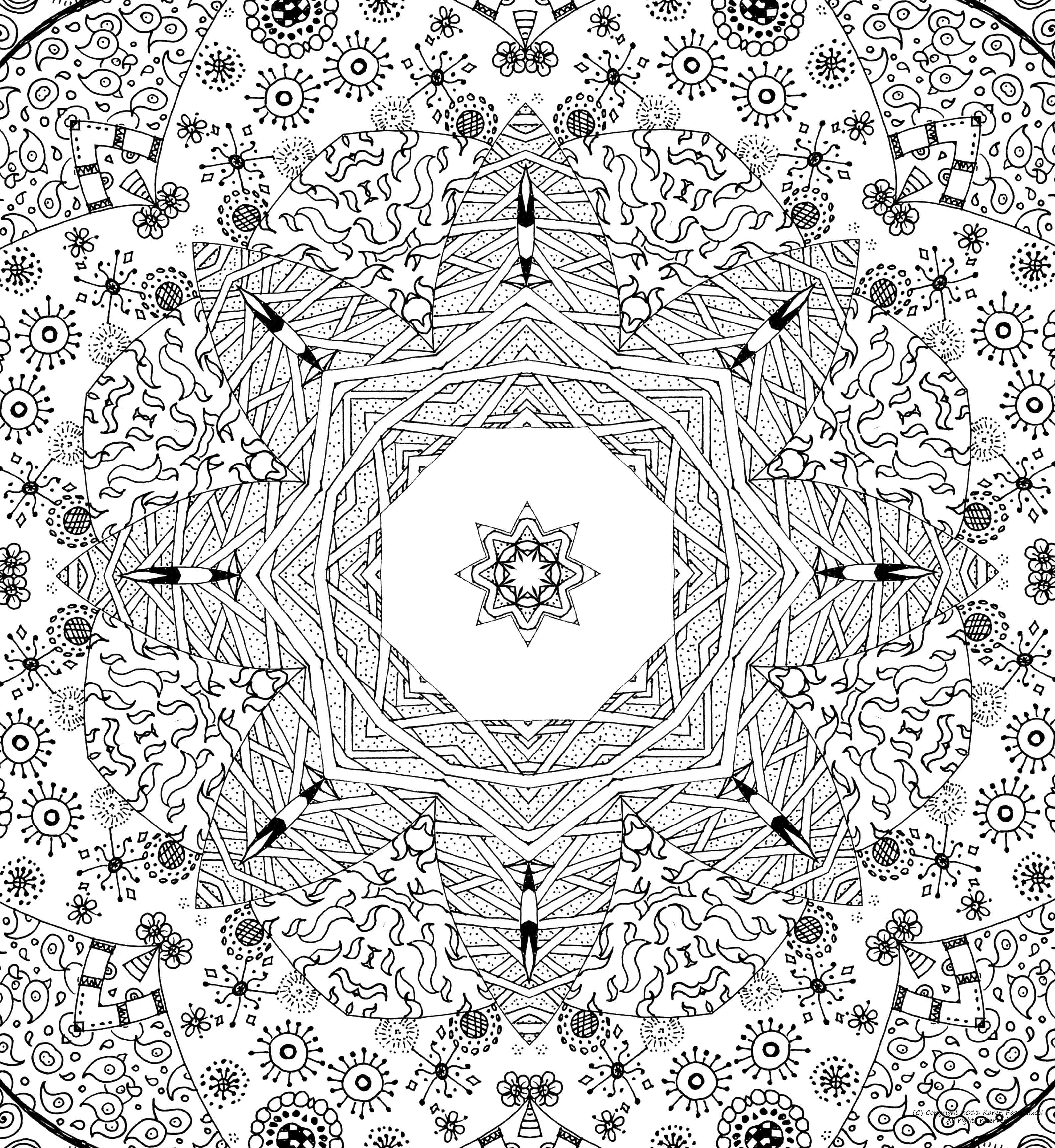 animal mandala coloring pages free printable - VoteForVerde.com