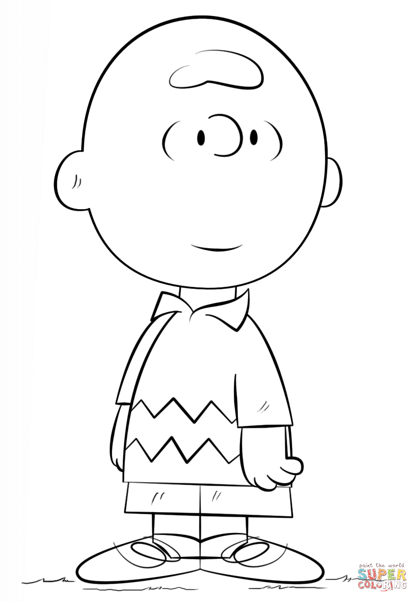 Charlie Brown coloring page | Free Printable Coloring Pages