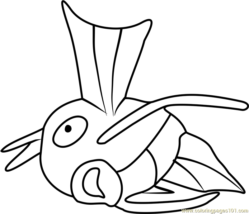 Magikarp Pokemon GO Coloring Page for Kids - Free Pokemon GO Printable Coloring  Pages Online for Kids - ColoringPages101.com | Coloring Pages for Kids