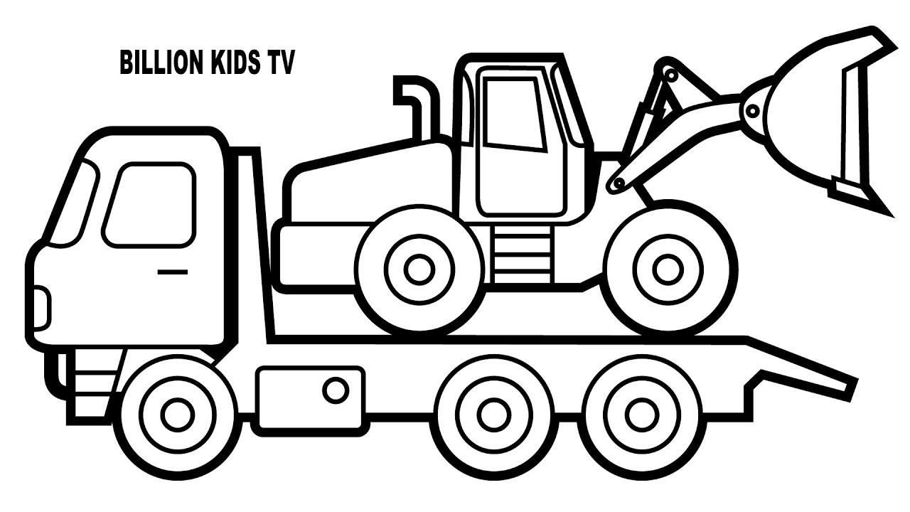 Crane Truck Drawing at GetDrawings | Free download