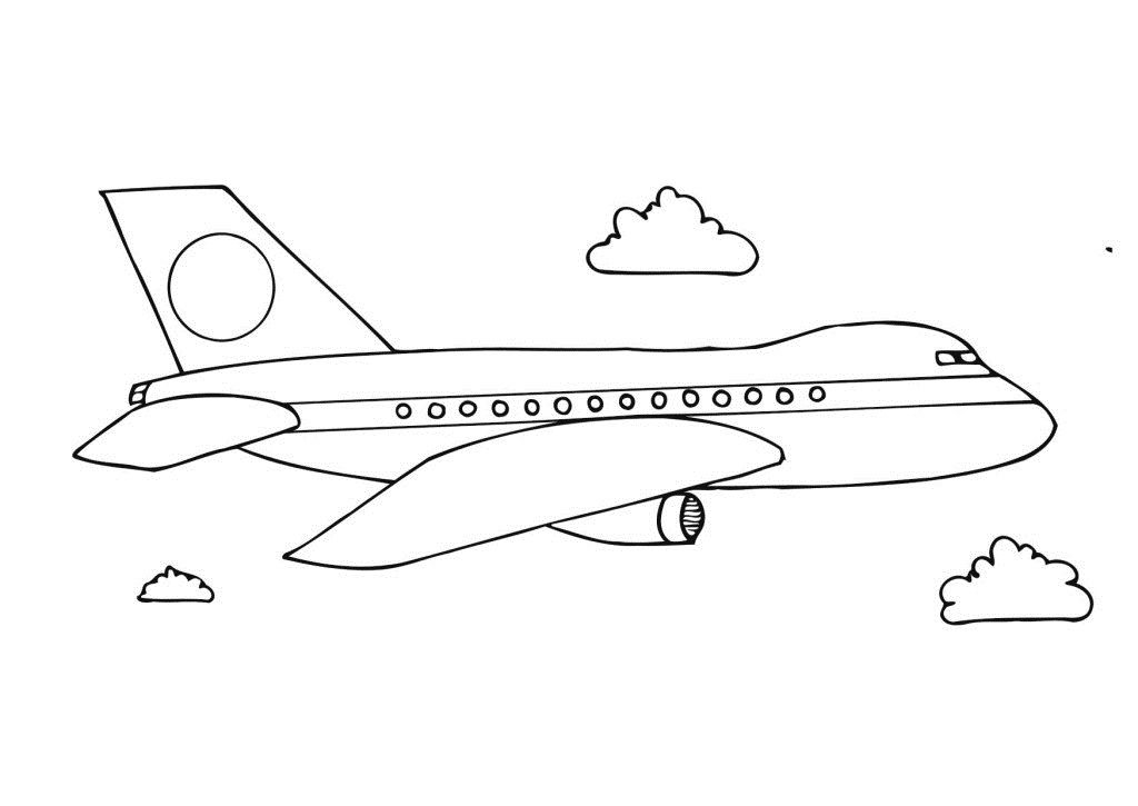 Aeroplane Coloring Pages For Kids | Cooloring.com