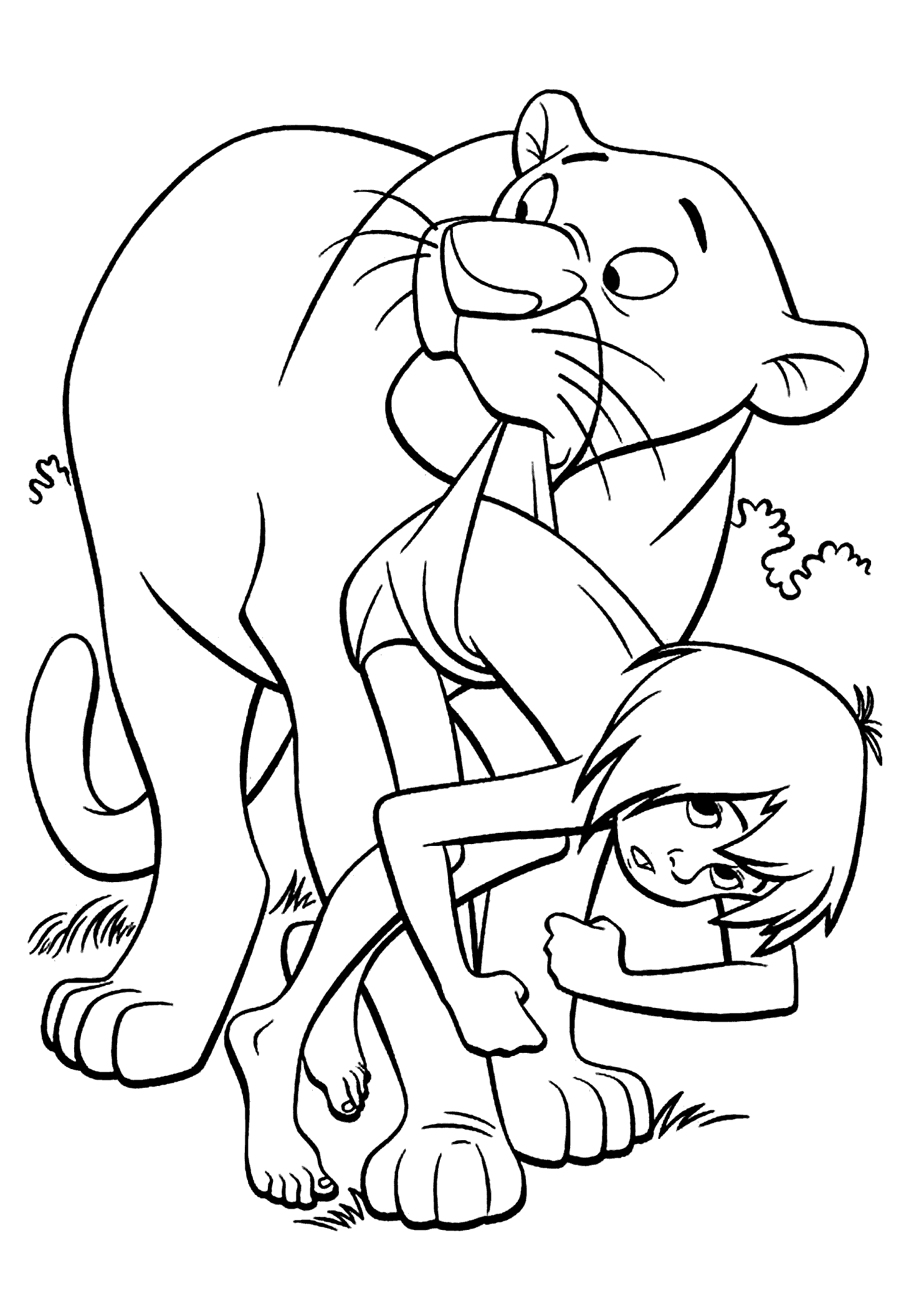 Coloring Pages (The Jungle Book) ...