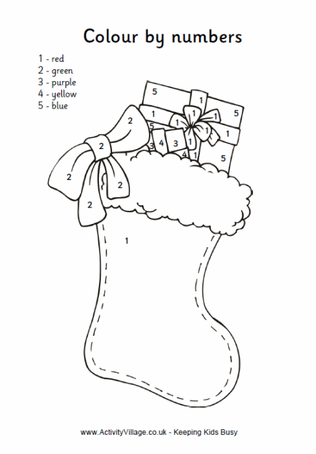 Christmas Colour by Number
