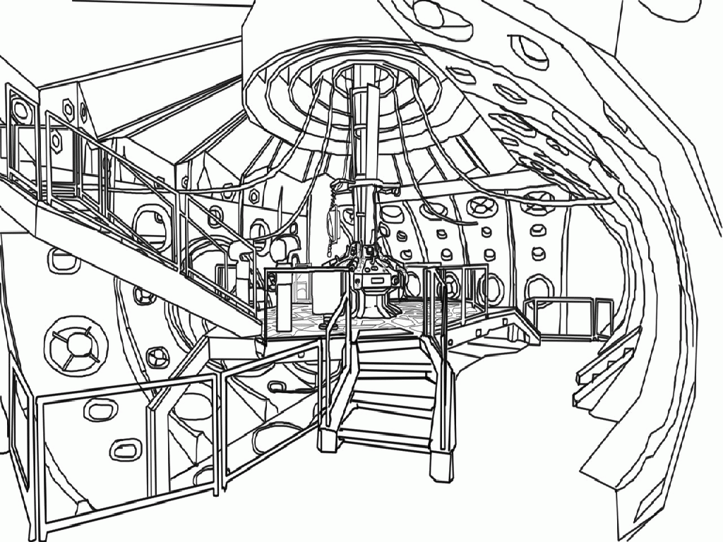 doctor who coloring pages tardis blueprints download free119 ...