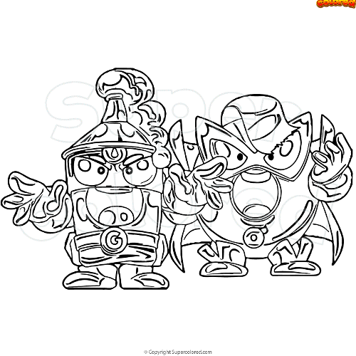 Coloring page Superzings Sticky Squad - Supercolored.com
