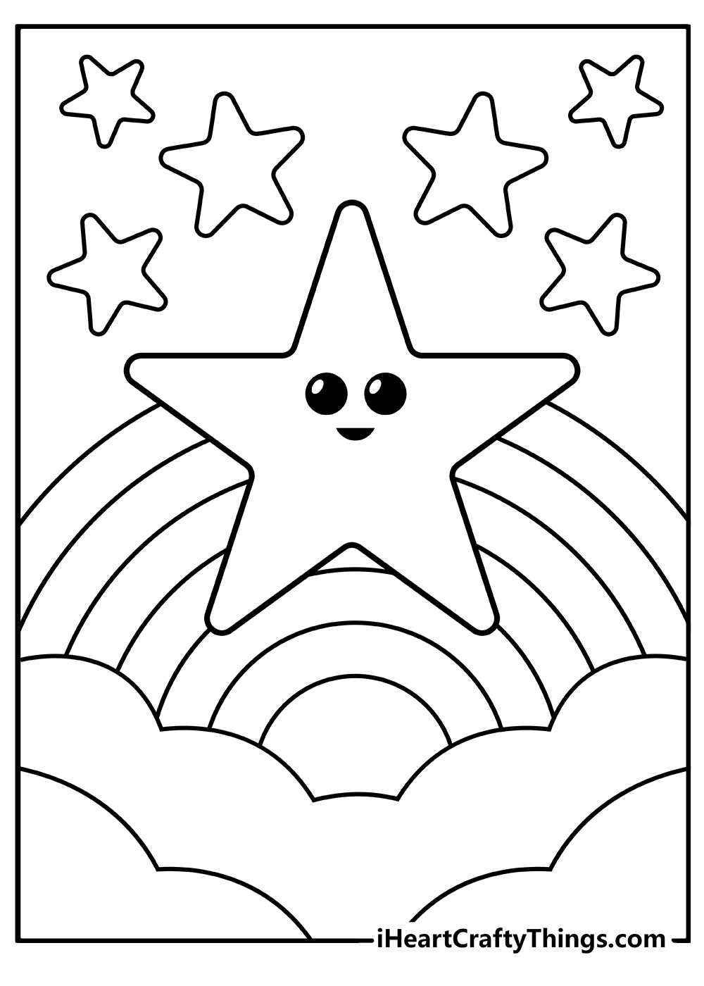 Printable Star Coloring Pages (Updated 2023)
