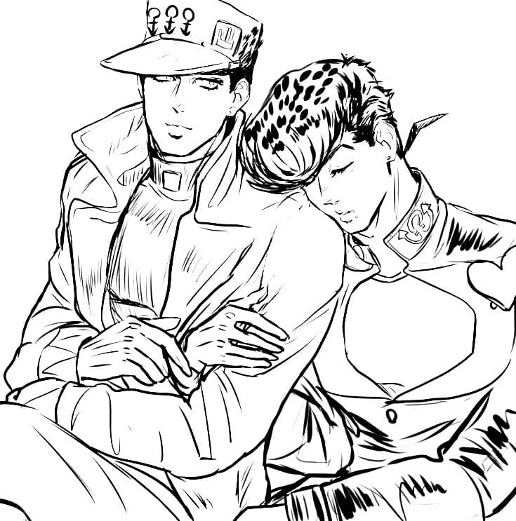 JoJo's Bizarre Adventure coloring pages | WONDER DAY — Coloring pages for  children and adults