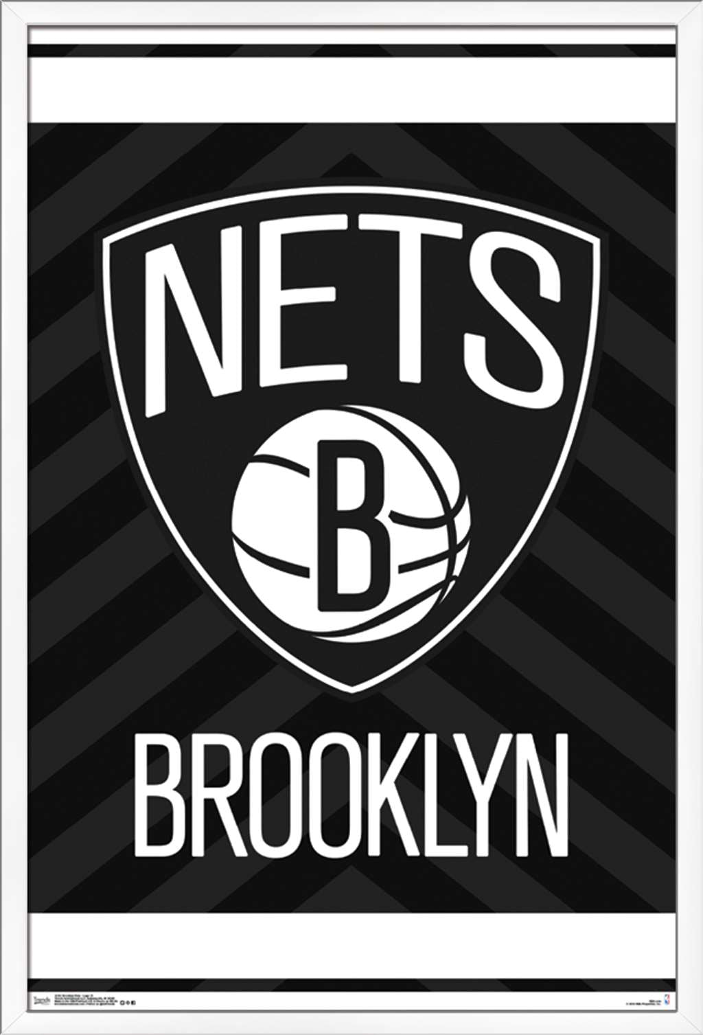 NBA Brooklyn Nets - Logo 15 Wall Poster, 22.375