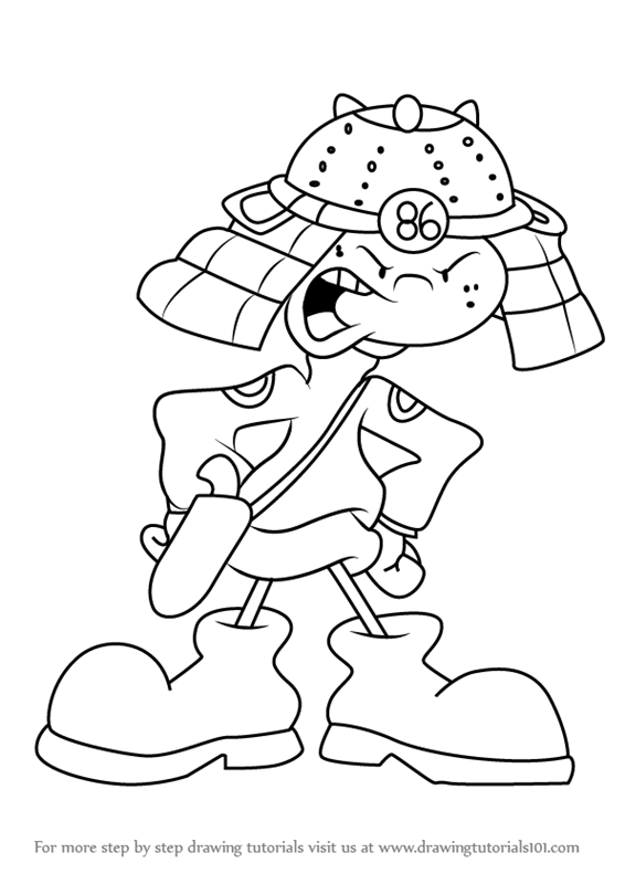 Learn How to Draw Numbuh 86 from Kids Next Door (Codename: Kids Next Door)  Step by Step : Drawing Tutorials
