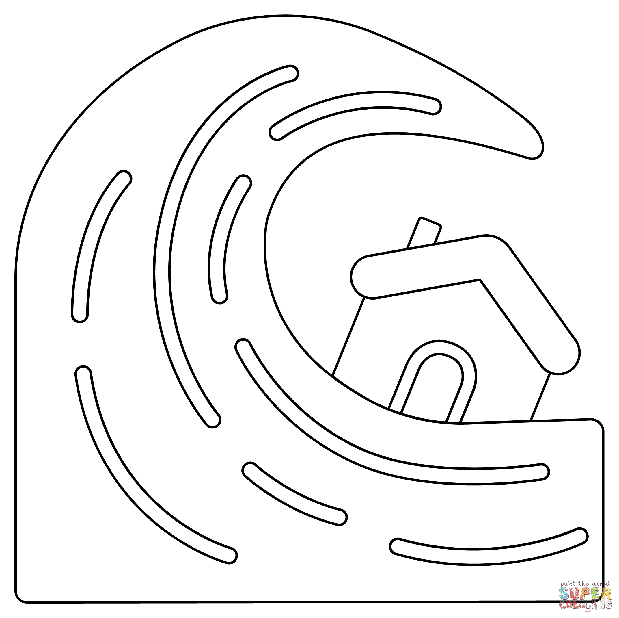 Tsunami coloring page | Free Printable Coloring Pages