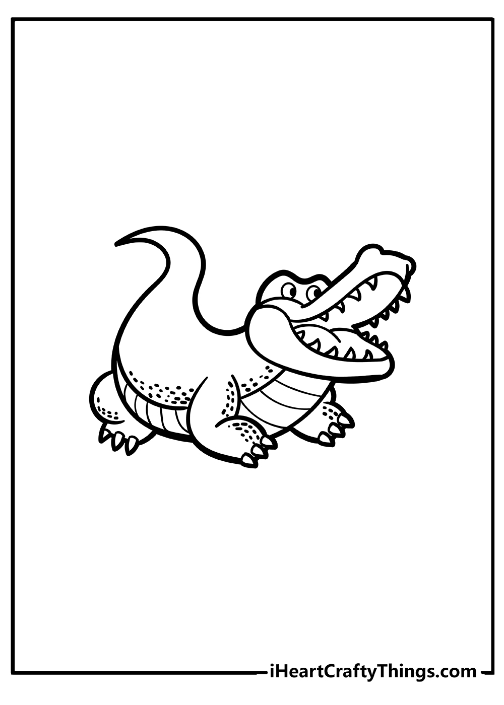 Printable Crocodile Coloring Pages (Updated 2023)