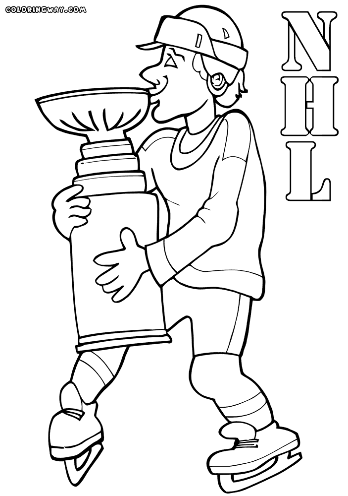 NHL coloring pages | Coloring pages to download and print