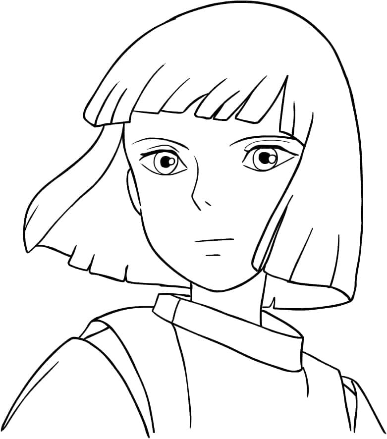 Haku Spirited Away Coloring Pages - Spirited Away Coloring Pages - Coloring  Pages For Kids And Adults