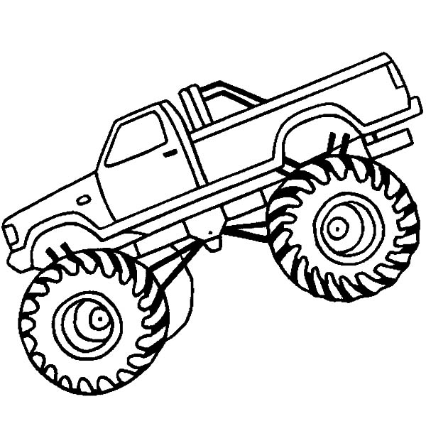 Monster Truck Coloring Pages Jam Landing Color Luna Free Bathroom Ideas  Grave Digger Printable Motorcycle For Kids — Imwithphil