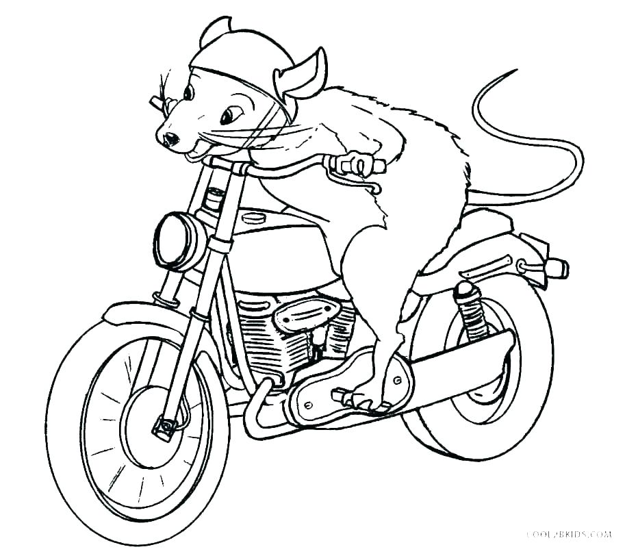 Coloring Pages Motorcycle Spiderman – aquabox.pro