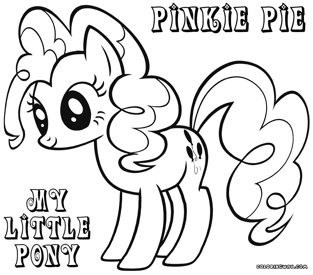 My Little Pony Pinkie Pie Coloring Page - Telematik-Institut.org